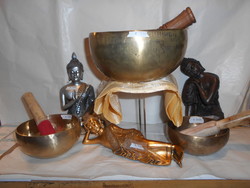 bols aux 7 métaux, statuettes